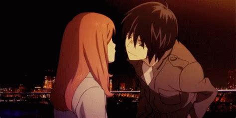 kiss gif anime|Love Anime GIFs